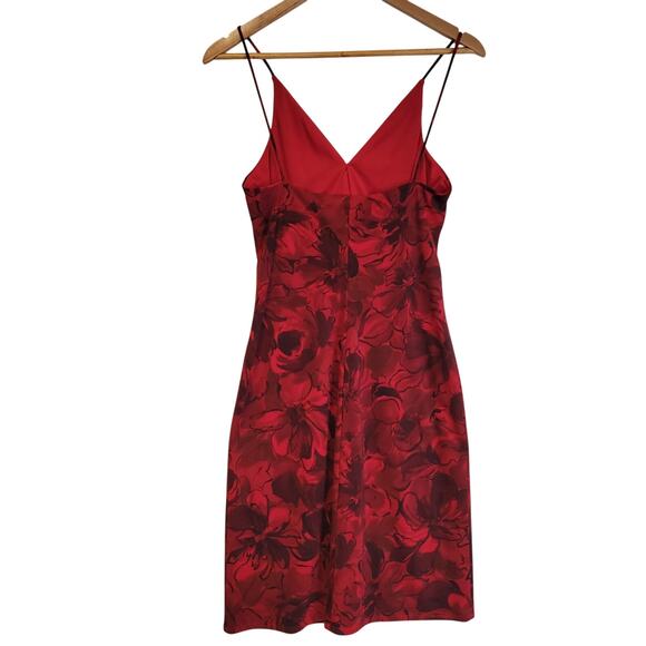 Vintage Y2K 90s Floral Baby Doll Dress Laundry by Shelli Segal Whimsigoth Size 6 - Picture 2 of 10